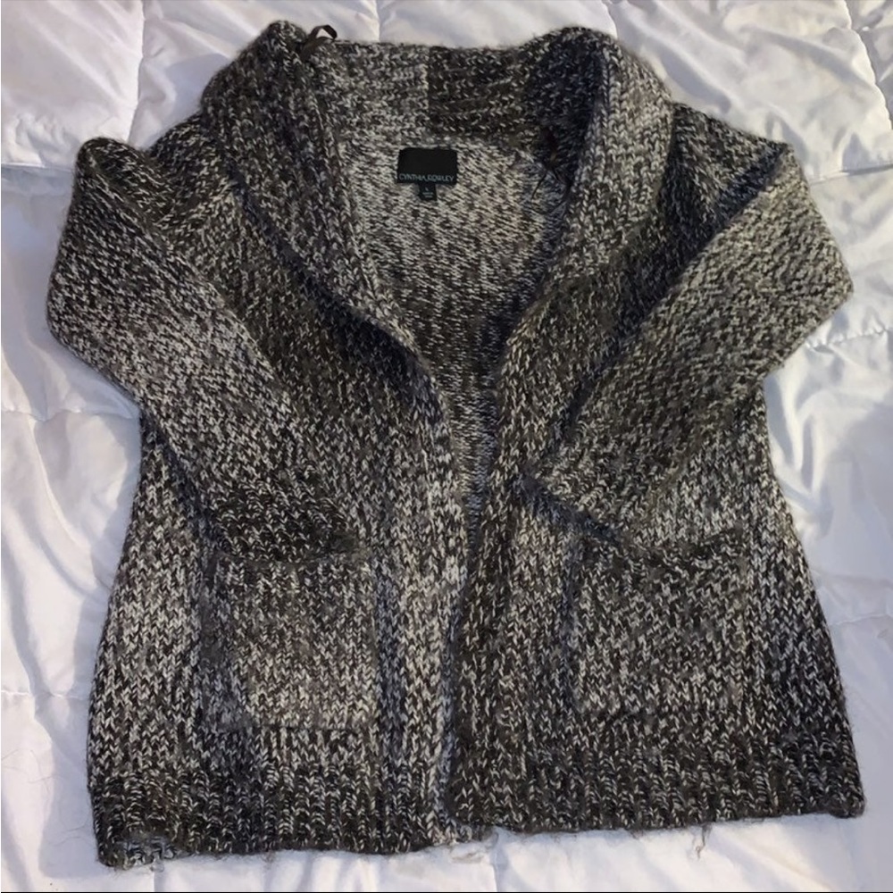 Cynthia Rowley Grey Cardigan